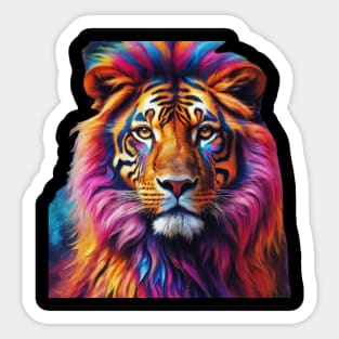 Lion watercolor design Sticker